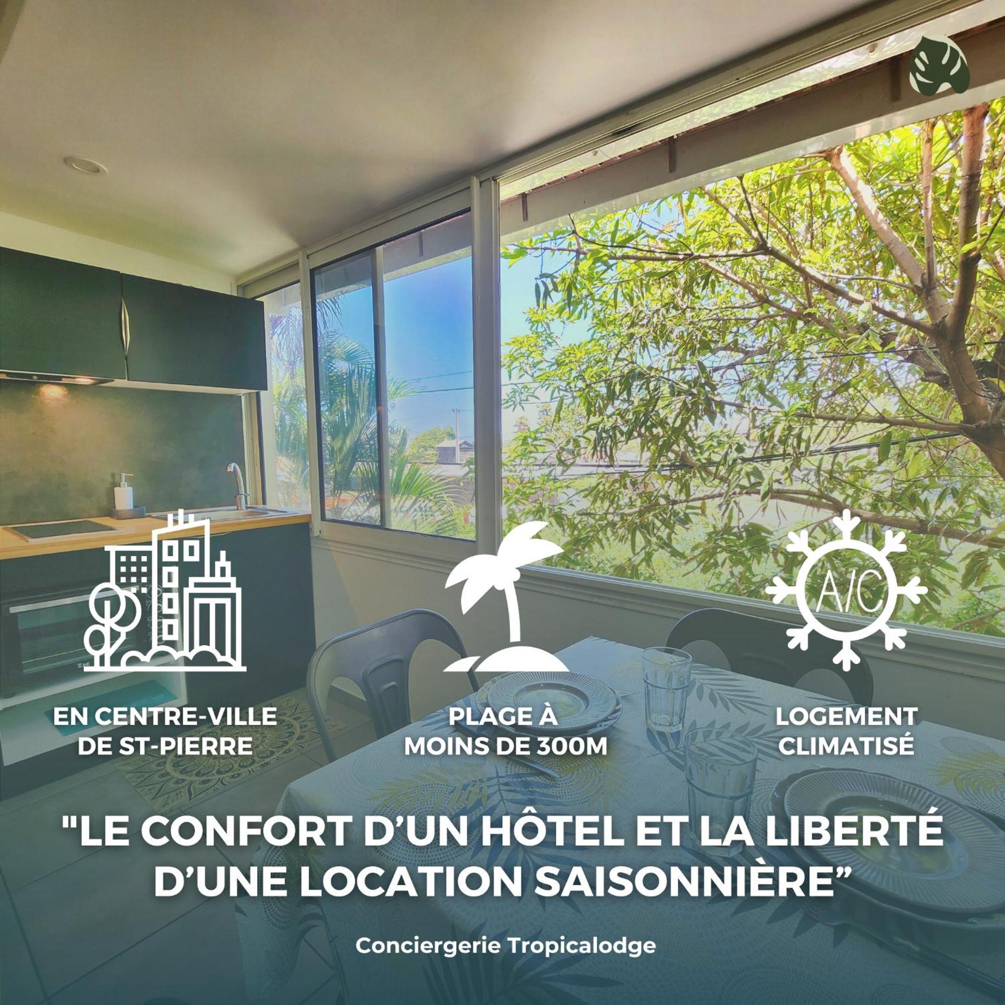 Ferienwohnung Le Manguier Saint Pierre Exterior foto